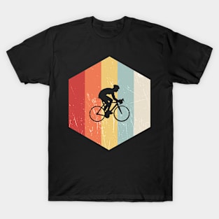 Cycling Retro Distressed Style T-Shirt